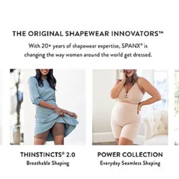 SPANX High Power Short Very Black (1X) NWT! - Picture 9 of 9